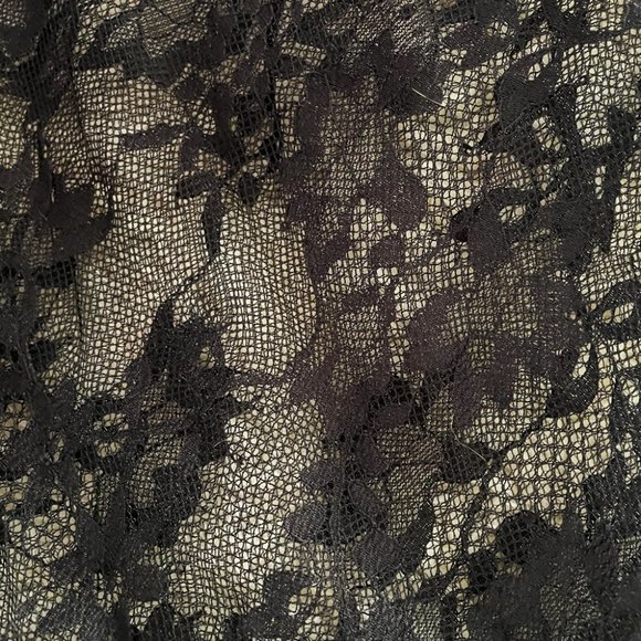 Black Lace Beach Cover Up Caftan - Picture 5 of 5